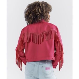 WRANGLER® X BARBIE™ FRINGE WRANCHER JACKET